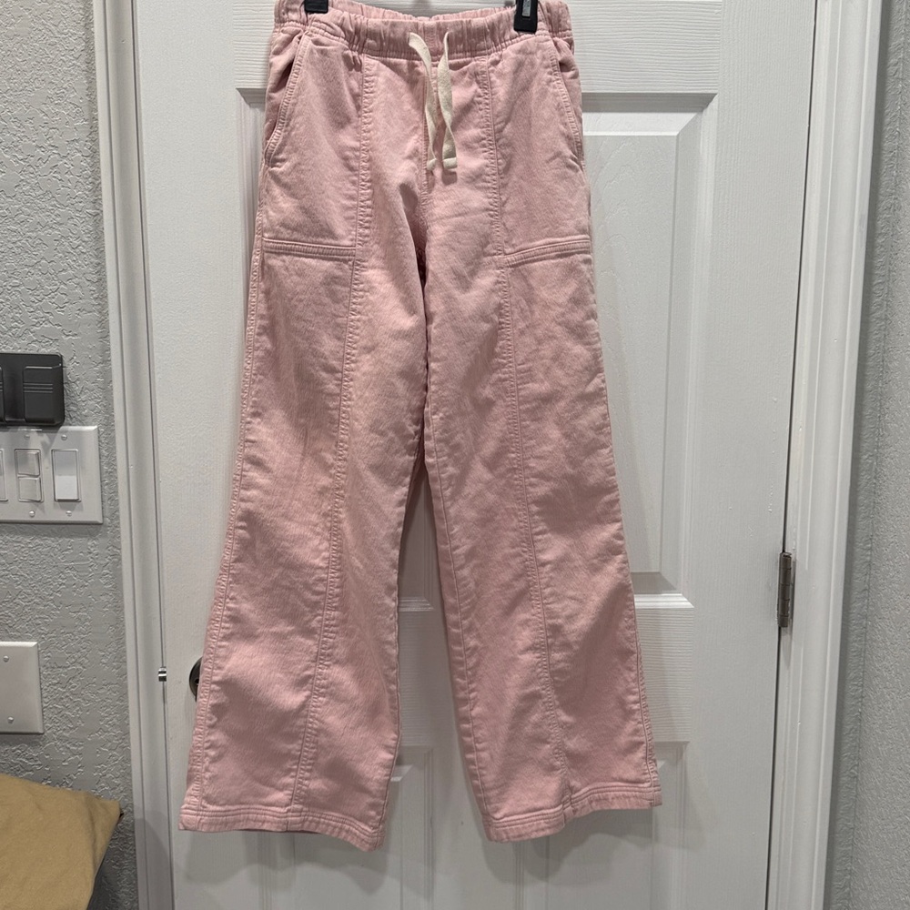 Aerie Me-Day Tie Waist Pink Wide Leg pants - Picture 3 of 4